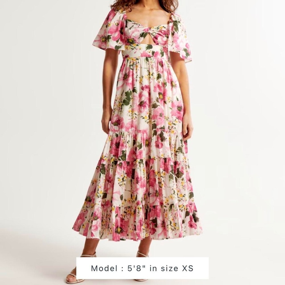 A&F Flutter Sleeve Dress